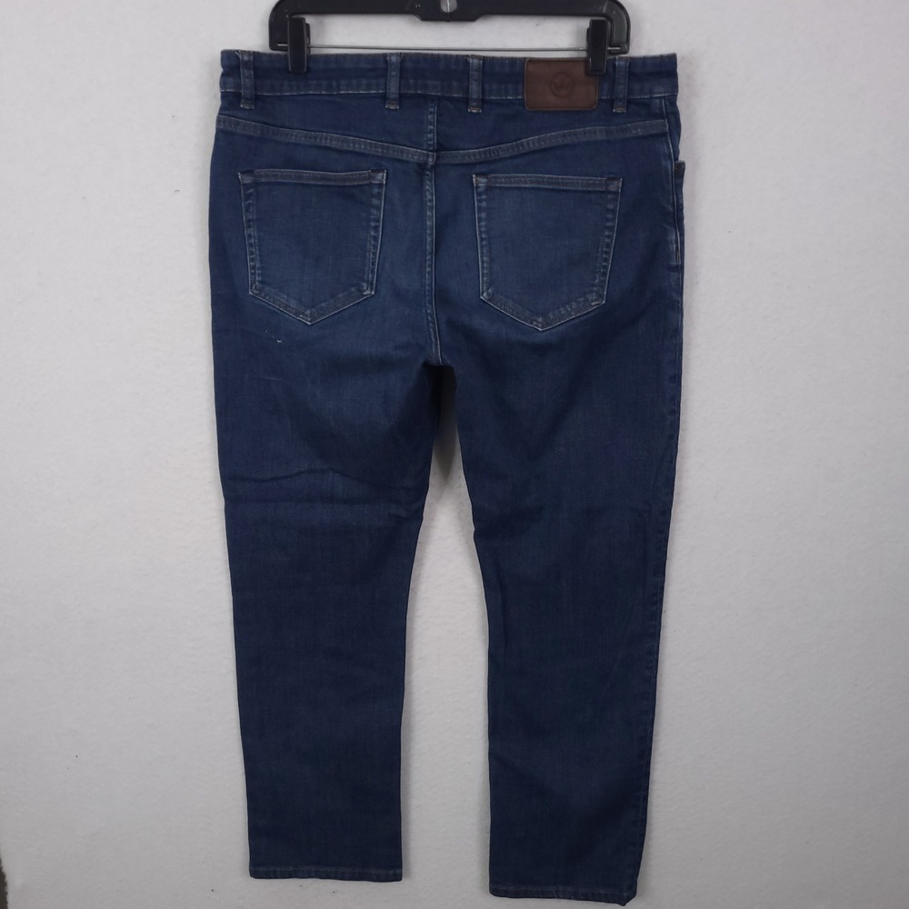 Peter Millar Jeans Men 36 Fits 35x27 Blue ME0B95 Straight Leg Stretch Pants